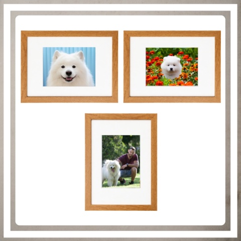Ramka 21x30 cm na zdjęcia puzzle plakat rama mdf z pleksi passe partout