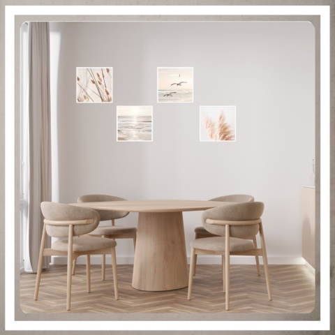 Ramka 30x30 cm na zdjęcia plakaty puzzle kwadratowa z passe partout plexsi
