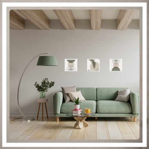 Ramka 30x30 cm na zdjęcia plakaty puzzle kwadratowa z passe partout plexsi
