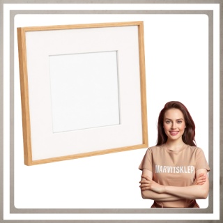 Ramka 30x30 cm na zdjęcia plakaty puzzle kwadratowa z passe partout plexsi