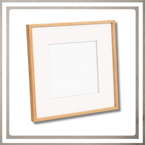 Ramka 30x30 cm na zdjęcia plakaty puzzle kwadratowa z passe partout plexsi