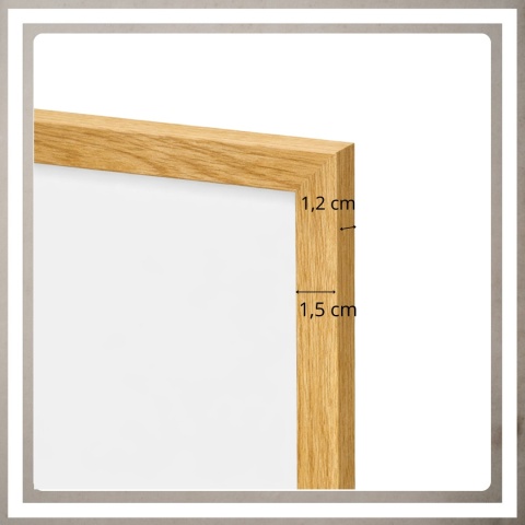 Ramka 30x30 cm na zdjęcia plakaty puzzle kwadratowa z passe partout plexsi