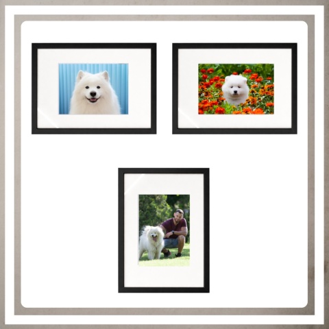 Ramka 40x30 na zdjęcia puzzle plakat czarna rama mdf z pleksi passe partout