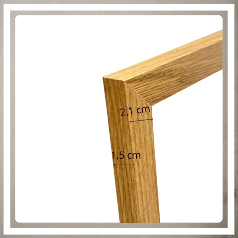 Ramka 40x30 na zdjęcia puzzle plakat drewniana rama mdf z pleksi wkładką