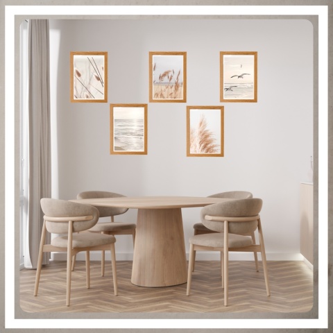 Ramka 40x30 na zdjęcia puzzle plakat drewniana rama mdf z pleksi wkładką