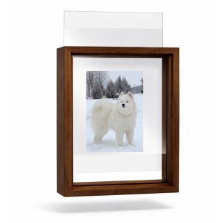 Ramka na zdjęcie obrazki 10x15 cm FLOAT przezroczysta z mdf podwójna plexsi