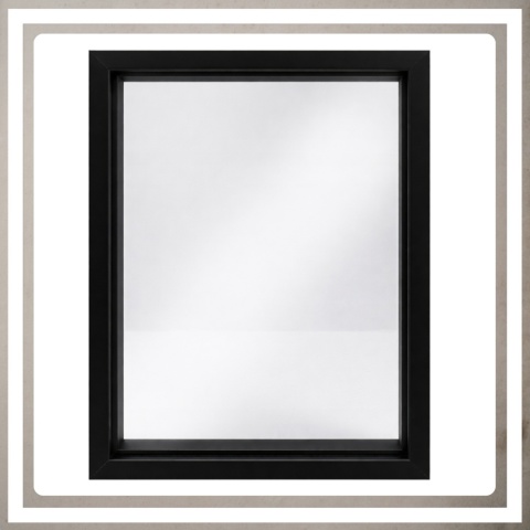 Ramka na zdjęcie obrazki 10x15 cm FLOAT przezroczysta z mdf podwójna plexsi