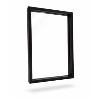 Ramka na zdjęcie obrazki 21x30 cm FLOAT przezroczysta z mdf podwójna plexsi