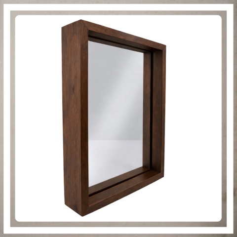 Ramka na zdjęcie obrazki 21x30 cm FLOAT przezroczysta z mdf podwójna plexsi