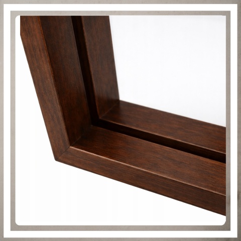 Ramka na zdjęcie obrazki 21x30 cm FLOAT przezroczysta z mdf podwójna plexsi