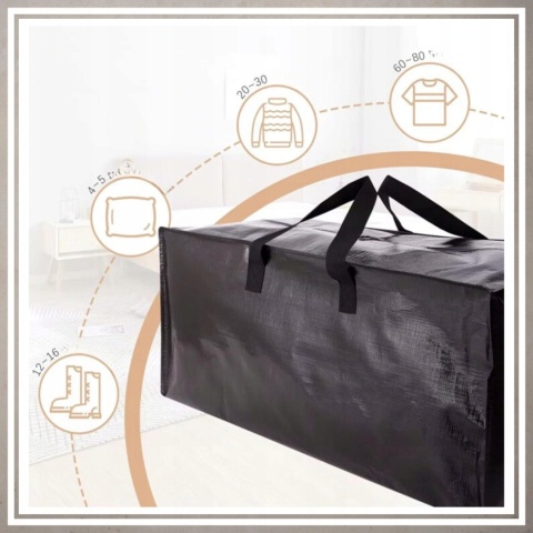 Torba gospodarcza do przechowywania kolor czarny