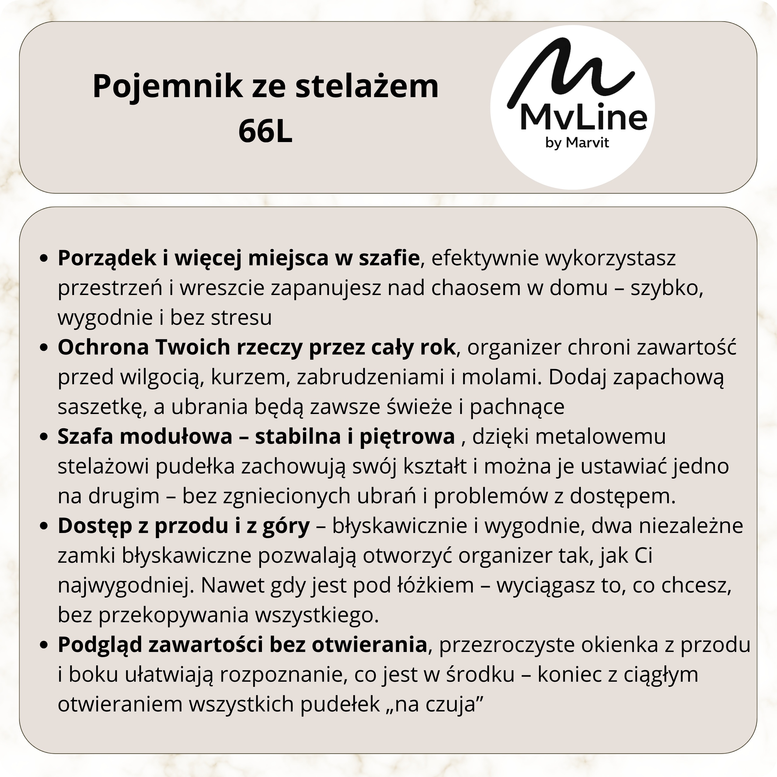 Organizer 66L szary na pościel i ubrania z metalowym stelażem, zamkiem z góry i z przodu, przezroczystymi okienkami i uchwytami – pojemnik do szafy lub pod łóżko